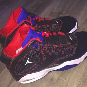 Blue/Red/Black Jordan’s Size: 6Y